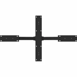 vidaXL Salontafelpoot spider vorm 98x58x(42-43) cm staal zwart