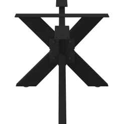 vidaXL Salontafelpoot spider vorm 98x58x(42-43) cm staal zwart