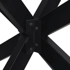 vidaXL Salontafelpoot spider vorm 98x58x(42-43) cm staal zwart