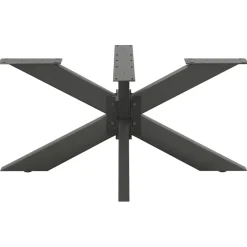 vidaXL Salontafelpoot spider vorm 98x58x(42-43) cm staal antraciet