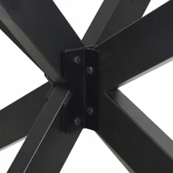vidaXL Salontafelpoot spider vorm 98x58x(42-43) cm staal antraciet
