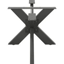 vidaXL Salontafelpoot spider vorm 98x58x(42-43) cm staal antraciet