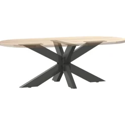 vidaXL Salontafelpoot spider vorm 98x58x(42-43) cm staal antraciet