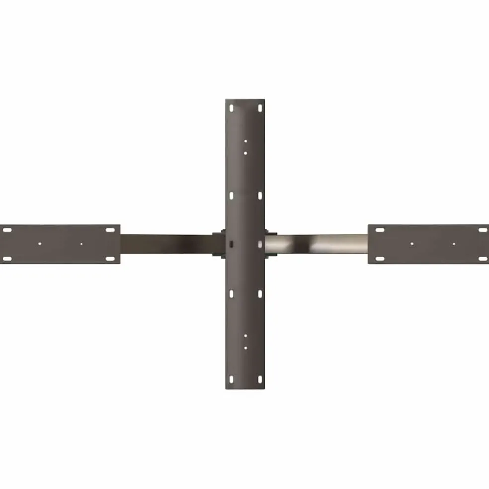 vidaXL Salontafelpoot spider vorm 98x58x(42-43) cm staal naturel
