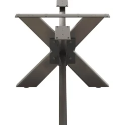vidaXL Salontafelpoot spider vorm 98x58x(42-43) cm staal naturel