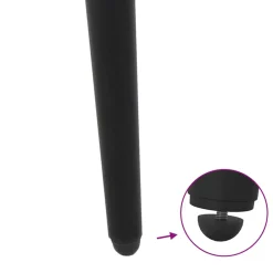vidaXL Salontafelpoten conische vorm 4 st 30-31 cm staal zwart