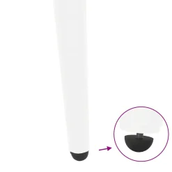vidaXL Salontafelpoten conische vorm 4 st 30-31 cm staal wit
