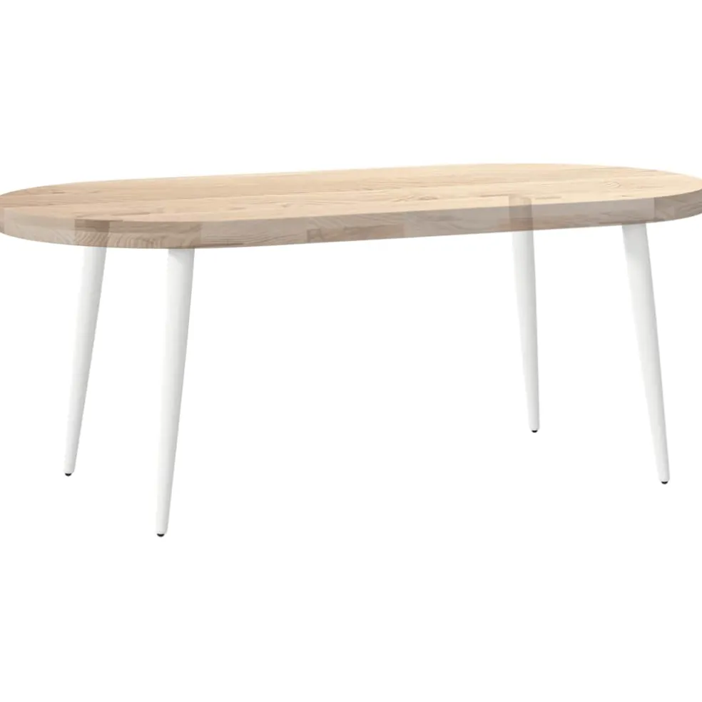 vidaXL Salontafelpoten conische vorm 4 st 30-31 cm staal wit