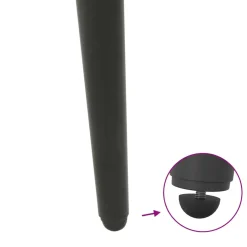 vidaXL Salontafelpoten conische vorm 4 st 30-31 cm staal antraciet