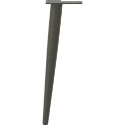 vidaXL Salontafelpoten conische vorm 4 st 30-31 cm staal antraciet