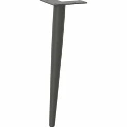 vidaXL Salontafelpoten conische vorm 4 st 30-31 cm staal antraciet