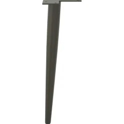 vidaXL Salontafelpoten conische vorm 4 st 30-31 cm staal antraciet