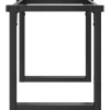 vidaXL Salontafelpoten O-frame 90x30x43 cm staal