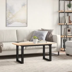 vidaXL Salontafelpoten O-frame 90x30x43 cm staal