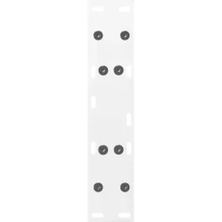 vidaXL Salontafelpoten 2 st A-vormig 30x(30-31) cm staal wit