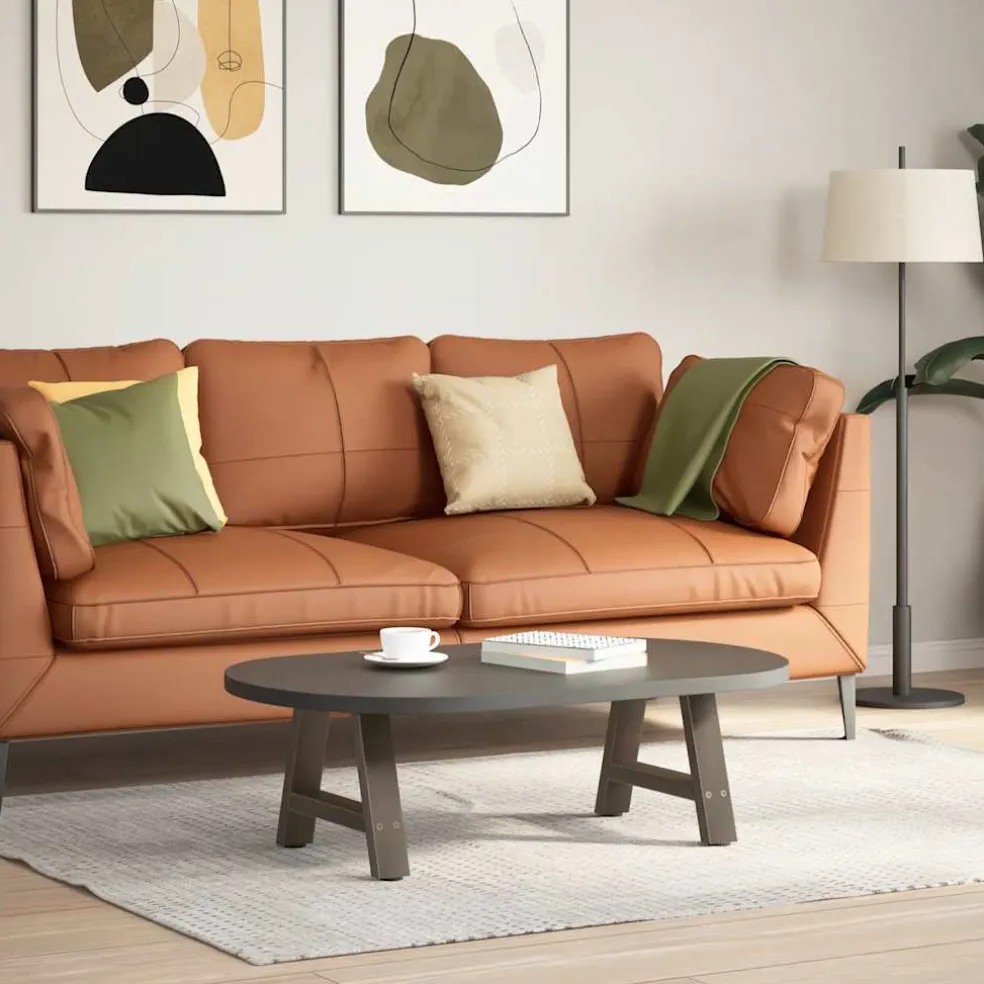 vidaXL Salontafelpoten 2 st A-vormig 30x(30-31) cm staal