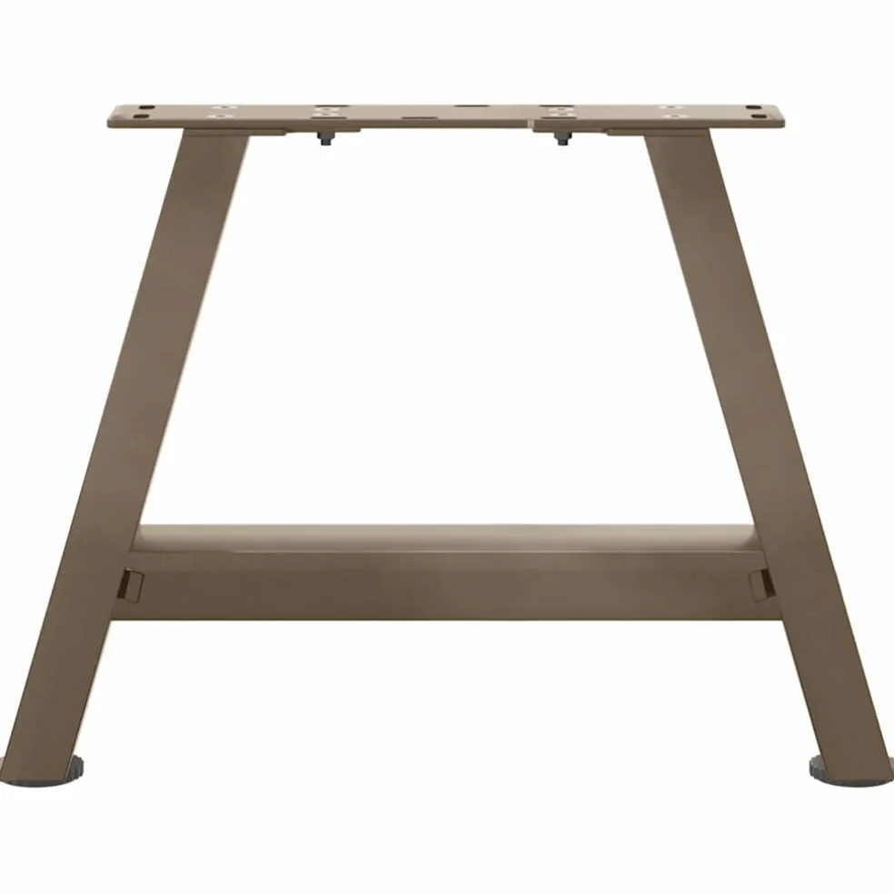 vidaXL Salontafelpoten 2 st A-vormig 30x(30-31) cm staal