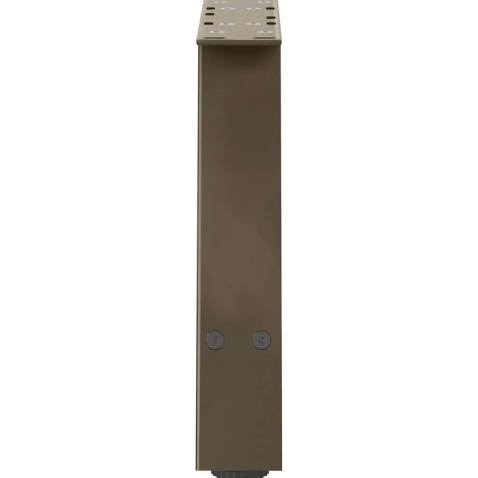 vidaXL Salontafelpoten 2 st A-vormig 30x(30-31) cm staal