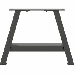 vidaXL Salontafelpoten 2 st A-vormig 30x(30-31) cm staal antraciet