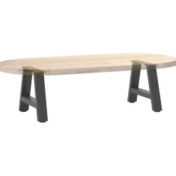 vidaXL Salontafelpoten 2 st A-vormig 30x(30-31) cm staal antraciet