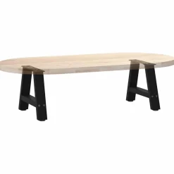 vidaXL Salontafelpoten 2 st A-vormig 30x(30-31) cm staal zwart