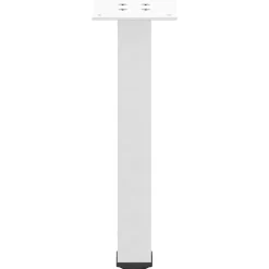 vidaXL Salontafelpoten 4 st 30-32 cm staal wit