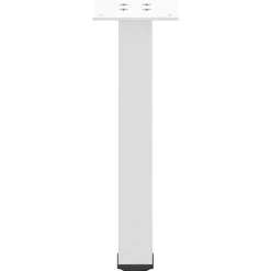 vidaXL Salontafelpoten 4 st 30-32 cm staal wit