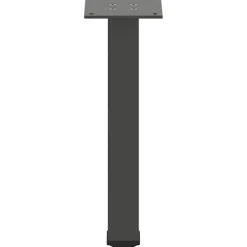 vidaXL Salontafelpoten 4 st 30-32 cm staal antraciet