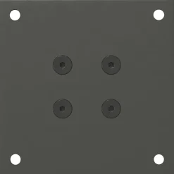 vidaXL Salontafelpoten 4 st 30-32 cm staal antraciet