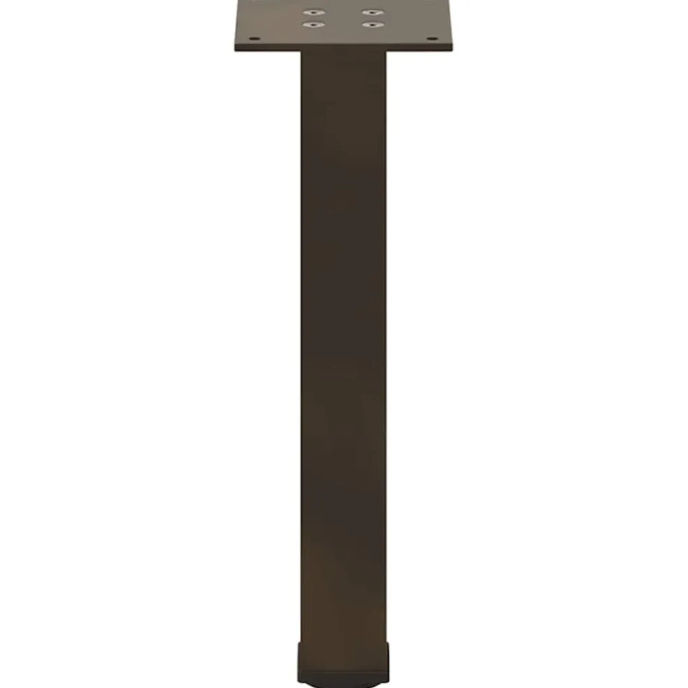 vidaXL Salontafelpoten 4 st 42-44 cm staal naturel
