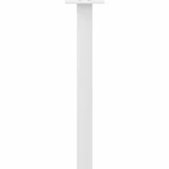 vidaXL Salontafelpoten 4 st 30 cm staal wit