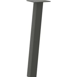 vidaXL Salontafelpoten 4 st 30 cm staal antraciet