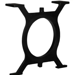 vidaXL Salontafelpoten 2 st O-frame gietijzer