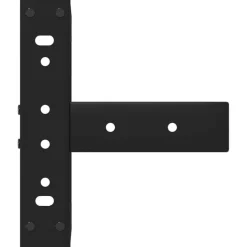 vidaXL Salontafelpoten 2 st T-vormig 30x25x(30-31) cm staal zwart