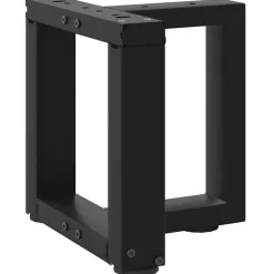 vidaXL Salontafelpoten 2 st T-vormig 30x25x(30-31) cm staal zwart
