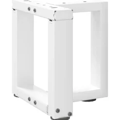 vidaXL Salontafelpoten 2 st T-vormig 30x25x(30-31) cm staal wit
