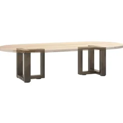 vidaXL Salontafelpoten 2 st T-vormig 30x25x(30-31) cm staal naturel