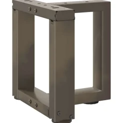 vidaXL Salontafelpoten 2 st T-vormig 30x25x(30-31) cm staal naturel
