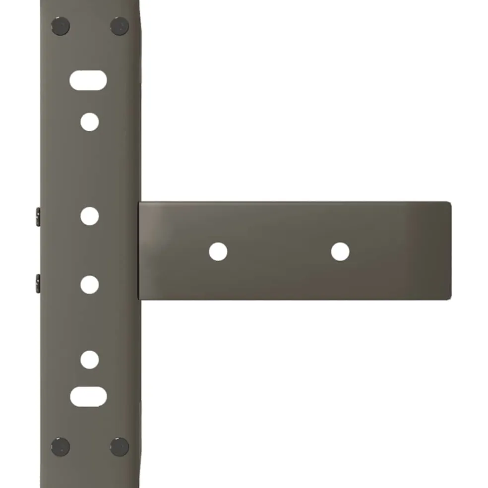 vidaXL Salontafelpoten 2 st T-vormig 30x25x(30-31) cm staal naturel