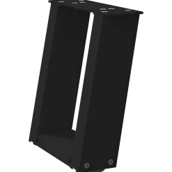 vidaXL Salontafelpoten 2 st U-vormig 30x(30-31) cm staal zwart