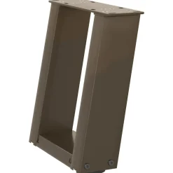 vidaXL Salontafelpoten 2 st U-vormig 30x(30-31) cm staal naturel