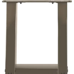 vidaXL Salontafelpoten 2 st U-vormig 30x(30-31) cm staal naturel
