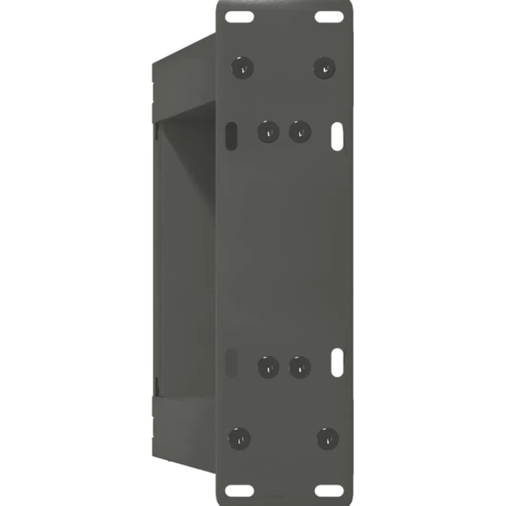 vidaXL Salontafelpoten 2 st U-vormig 30x(30-31) cm staal antraciet