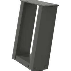 vidaXL Salontafelpoten 2 st U-vormig 30x(30-31) cm staal antraciet