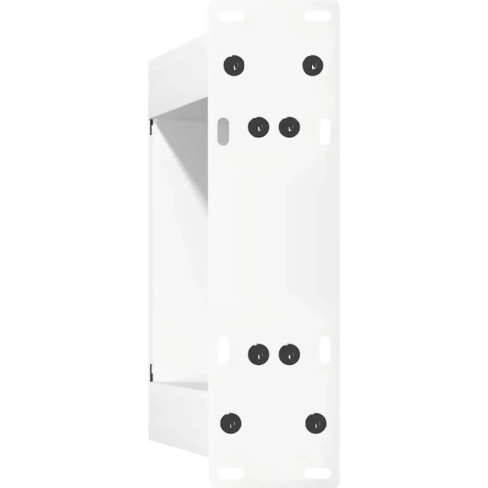 vidaXL Salontafelpoten 2 st U-vormig 30x(30-31) cm staal wit
