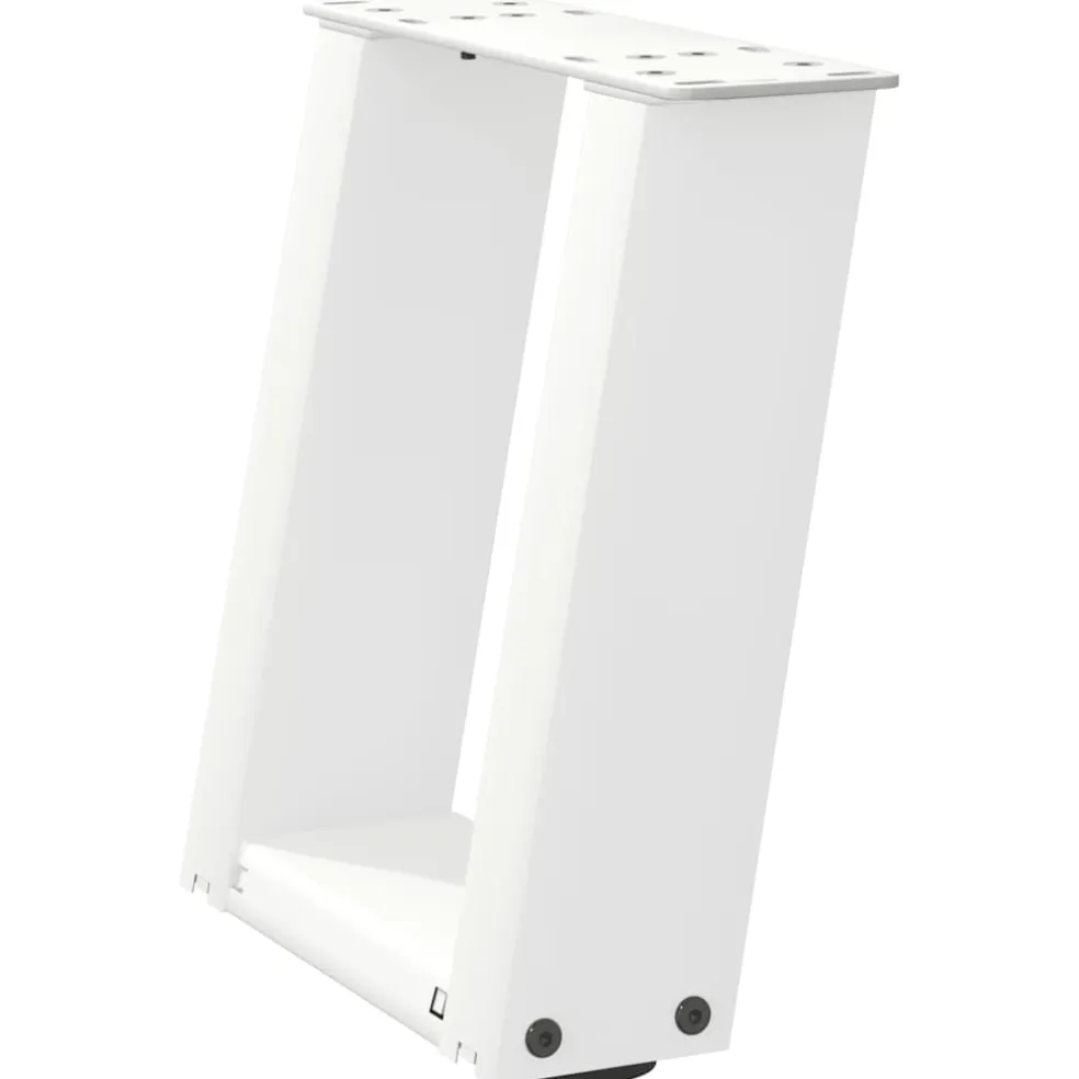 vidaXL Salontafelpoten 2 st U-vormig 30x(30-31) cm staal wit