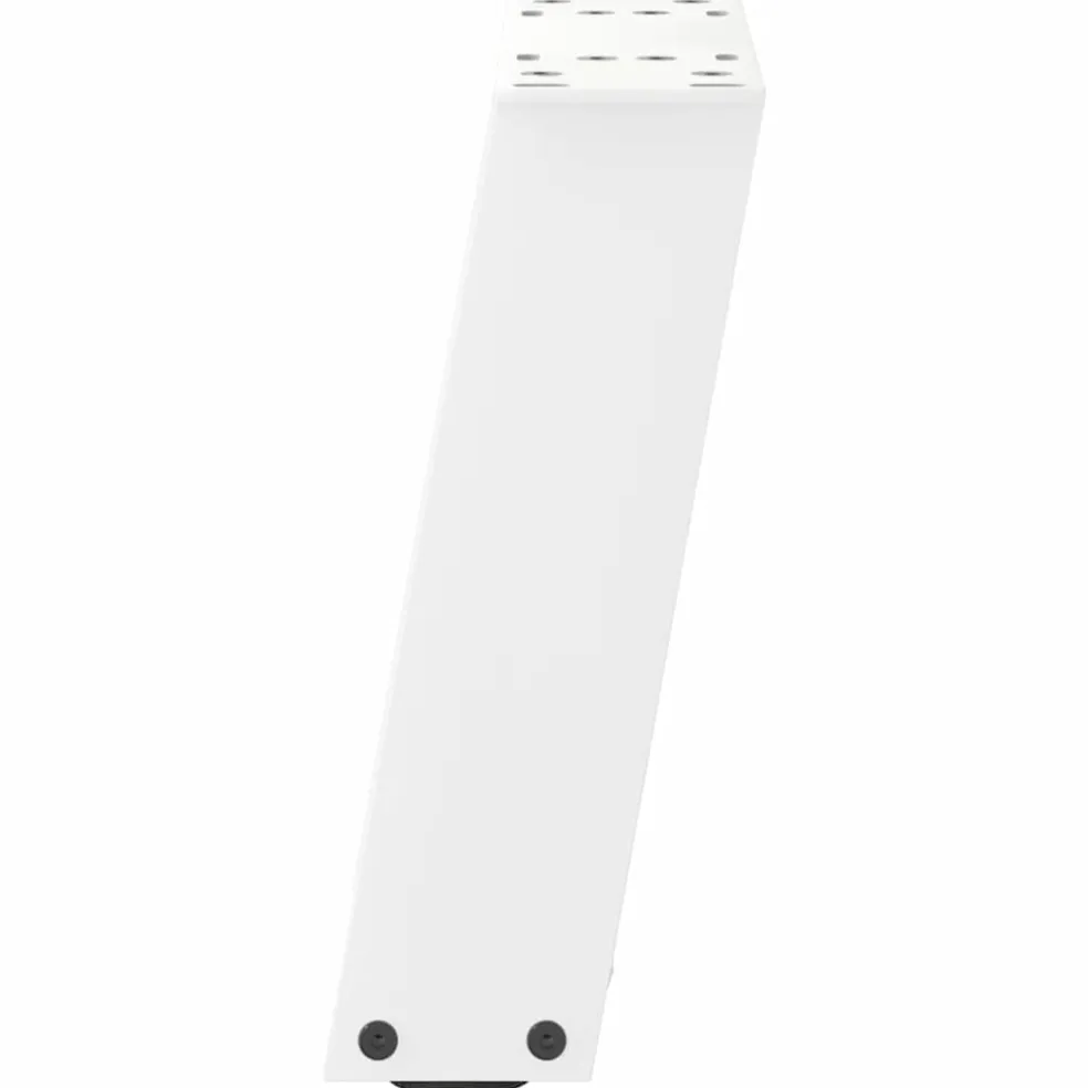 vidaXL Salontafelpoten 2 st U-vormig 30x(30-31) cm staal wit