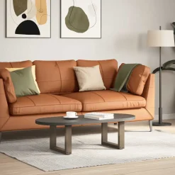 vidaXL Salontafelpoten 2 st U-vormig 40x(30-31) cm staal naturel