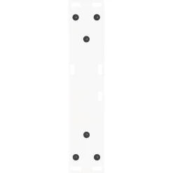 vidaXL Salontafelpoten 2 st V-vormig 30x(30-31,3) cm staal wit