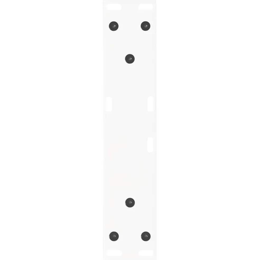 vidaXL Salontafelpoten 2 st V-vormig 30x(30-31,3) cm staal wit